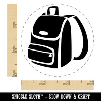 Backpack Icon School and Travel Self-Inking Rubber Stamp for Stamping Crafting Planners