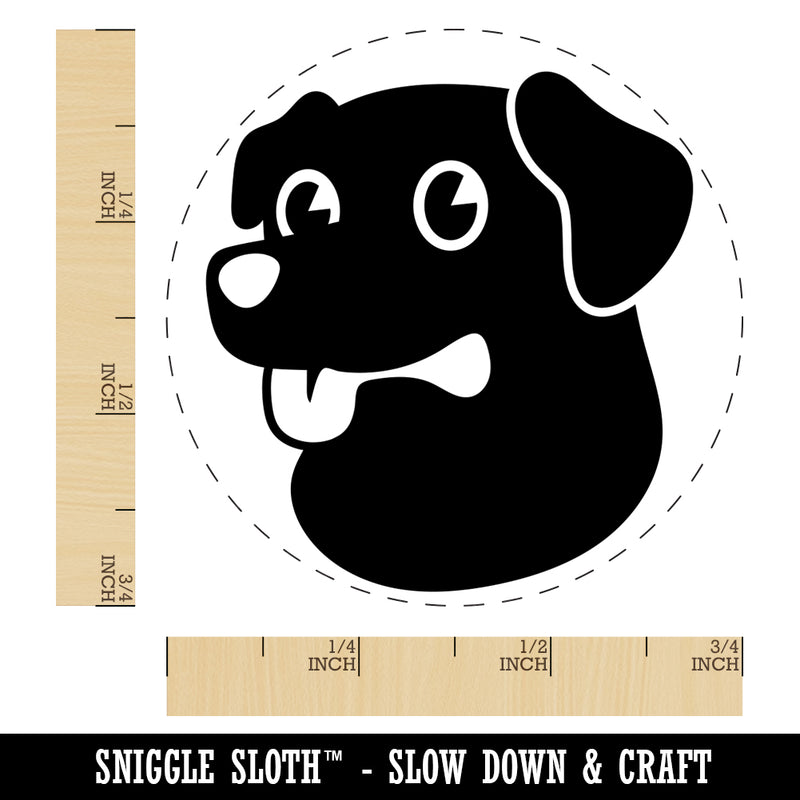Cartoon Dog Labrador Retriever Self-Inking Rubber Stamp for Stamping Crafting Planners