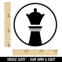 Chess Piece Black Queen Self-Inking Rubber Stamp for Stamping Crafting Planners