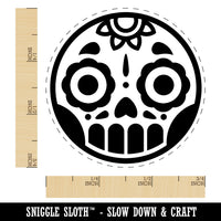 Cute Dia de los Muertos Day of Dead Sugar Skull Self-Inking Rubber Stamp for Stamping Crafting Planners