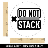 Do Not Stack Packaging Symbol Icon Self-Inking Rubber Stamp for Stamping Crafting Planners