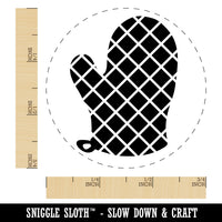 Oven Mitt Self-Inking Rubber Stamp for Stamping Crafting Planners