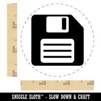 Save Icon Floppy Disk Self-Inking Rubber Stamp for Stamping Crafting Planners