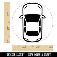 Top Down View of Car Self-Inking Rubber Stamp for Stamping Crafting Planners