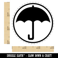 Umbrella Keep Dry Icon Self-Inking Rubber Stamp for Stamping Crafting Planners