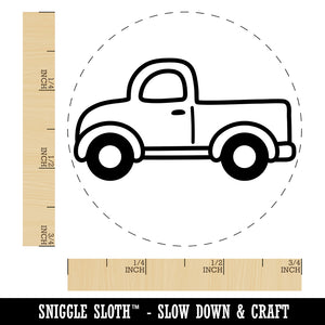 Cute Truck Self-Inking Rubber Stamp for Stamping Crafting Planners