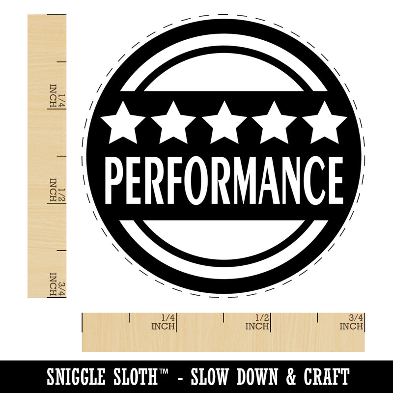 Five Star Performance Self-Inking Rubber Stamp for Stamping Crafting Planners