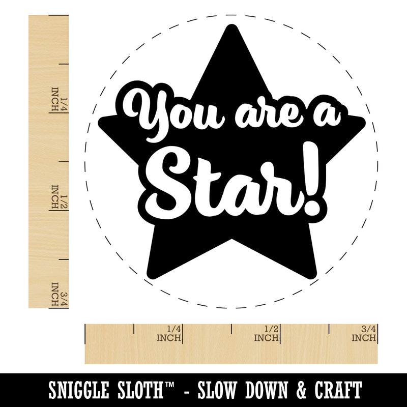 You are a Star Teacher Recognition Self-Inking Rubber Stamp for Stamping Crafting Planners