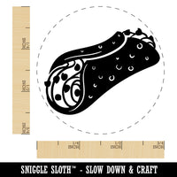 Cannoli Italian Dessert Self-Inking Rubber Stamp for Stamping Crafting Planners