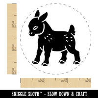 Cute Baby Goat Self-Inking Rubber Stamp for Stamping Crafting Planners