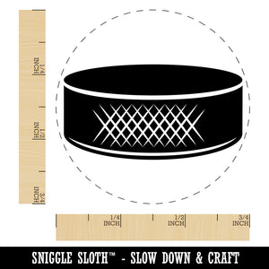 Detailed Ice Hockey Puck Sport Self-Inking Rubber Stamp for Stamping Crafting Planners