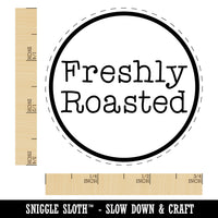Freshly Roasted Coffee Label Self-Inking Rubber Stamp for Stamping Crafting Planners