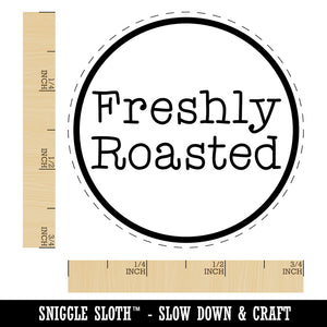 Freshly Roasted Coffee Label Self-Inking Rubber Stamp for Stamping Crafting Planners