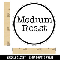 Medium Roast Coffee Label Self-Inking Rubber Stamp for Stamping Crafting Planners