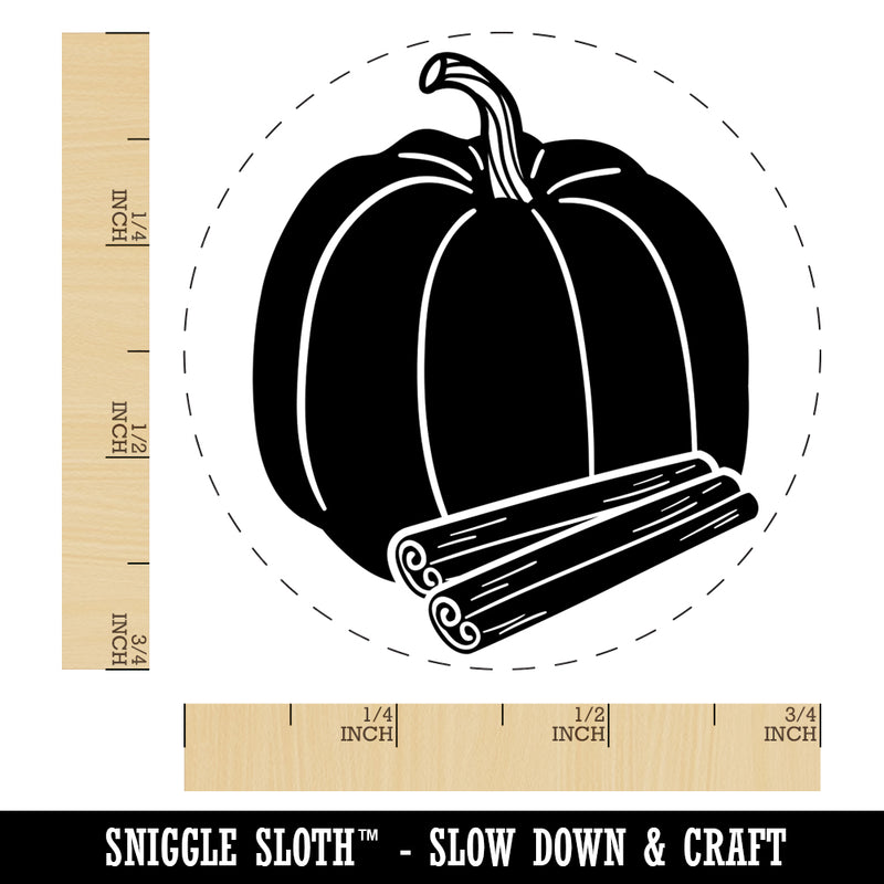 Pumpkin Spice Drawing Self-Inking Rubber Stamp for Stamping Crafting Planners