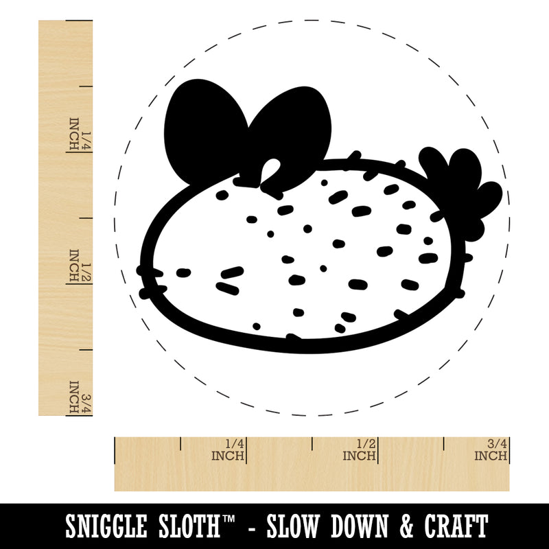 Kawaii Sea Bunny Slug Self-Inking Rubber Stamp for Stamping Crafting Planners