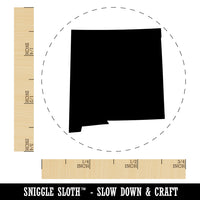 New Mexico State Silhouette Self-Inking Rubber Stamp for Stamping Crafting Planners