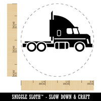 Big Rig Mac Semi Truck Self-Inking Rubber Stamp for Stamping Crafting Planners