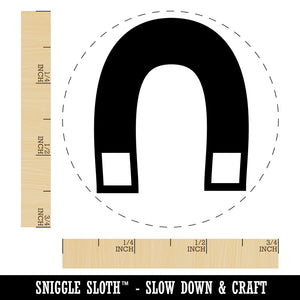 Horseshoe Magnet Self-Inking Rubber Stamp for Stamping Crafting Planners