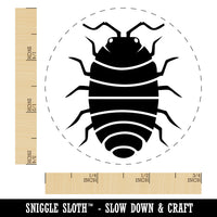 Isopod Pill Bug Woodlouse Self-Inking Rubber Stamp for Stamping Crafting Planners