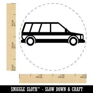 Station Wagon Family Car Vehicle Automobile Self-Inking Rubber Stamp for Stamping Crafting Planners