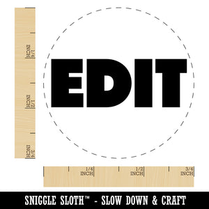 Edit Bold Text Teacher School Self-Inking Rubber Stamp for Stamping Crafting Planners