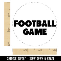 Football Game Bold Text Self-Inking Rubber Stamp for Stamping Crafting Planners