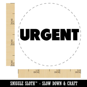 Urgent Bold Text Self-Inking Rubber Stamp for Stamping Crafting Planners