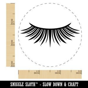 Cute Detailed Eyelashes Single Self-Inking Rubber Stamp for Stamping Crafting Planners