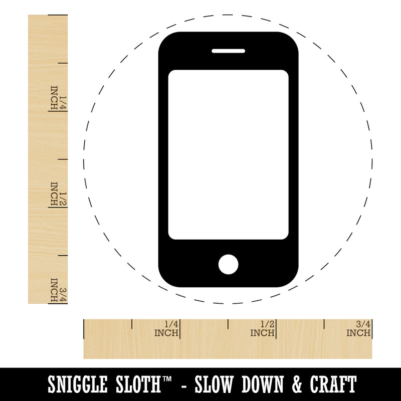 Mobile Tablet Phone Self-Inking Rubber Stamp for Stamping Crafting Planners