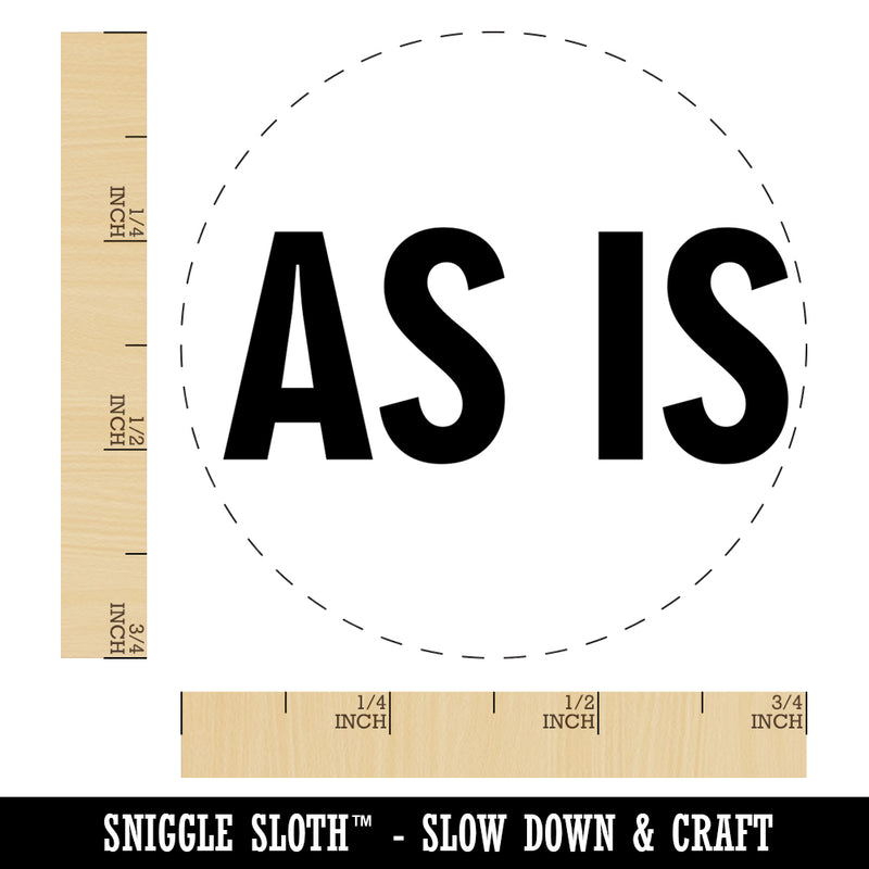 As Is label Self-Inking Rubber Stamp for Stamping Crafting Planners