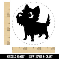Lovable Cartoon Cairn Terrier Self-Inking Rubber Stamp for Stamping Crafting Planners