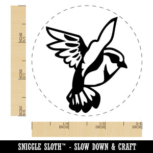 Sparrow Bird in Flight Self-Inking Rubber Stamp for Stamping Crafting Planners