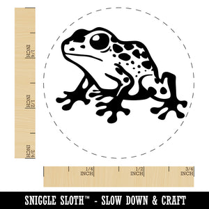 Spotted Poison Dart Frog Self-Inking Rubber Stamp for Stamping Crafting Planners