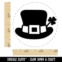 Leprechaun Hat with Shamrock Saint Patrick's Day Self-Inking Rubber Stamp for Stamping Crafting Planners
