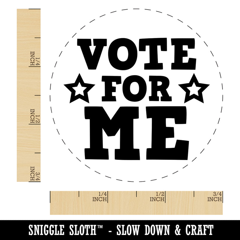 Vote For Me Voting Patriotic Funny Self-Inking Rubber Stamp for Stamping Crafting Planners