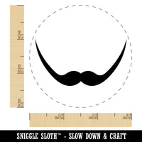 Dali Mustache Moustache Silhouette Self-Inking Rubber Stamp for Stamping Crafting Planners