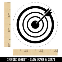 Archery Target Bullseye with Arrow Self-Inking Rubber Stamp for Stamping Crafting Planners
