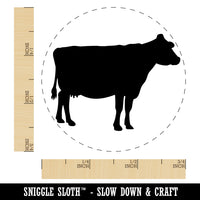 Solid Cow Farm Animal Self-Inking Rubber Stamp Ink Stamper for Stamping Crafting Planners