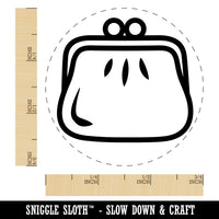 Coin Purse Self-Inking Rubber Stamp for Stamping Crafting Planners