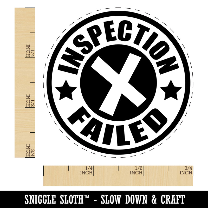 Inspection Failed Self-Inking Rubber Stamp for Stamping Crafting Planners