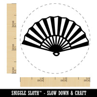 Japanese Fan Self-Inking Rubber Stamp for Stamping Crafting Planners