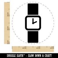 Wrist Watch Self-Inking Rubber Stamp for Stamping Crafting Planners