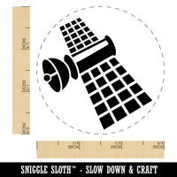 Artificial Satellite Orbiting Space Self-Inking Rubber Stamp for Stamping Crafting Planners