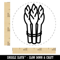 Bundle of Asparagus Vegetable Farm Garden Self-Inking Rubber Stamp for Stamping Crafting Planners