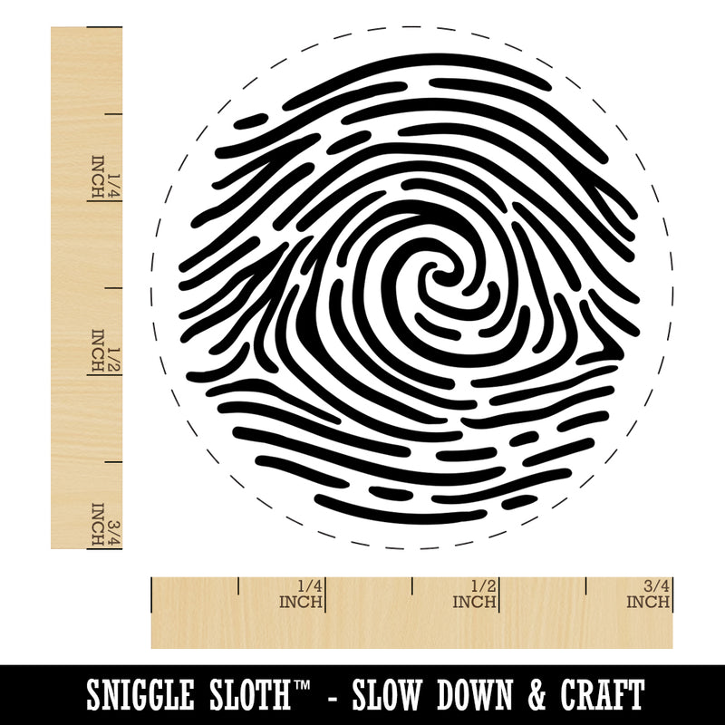 Finger Print Fingerprint Self-Inking Rubber Stamp for Stamping Crafting Planners
