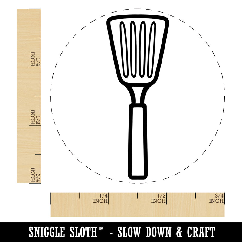 Spatula Kitchen Utensil BBQ Grilling Self-Inking Rubber Stamp for Stamping Crafting Planners