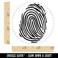 Thumb Print Thumbprint Self-Inking Rubber Stamp for Stamping Crafting Planners