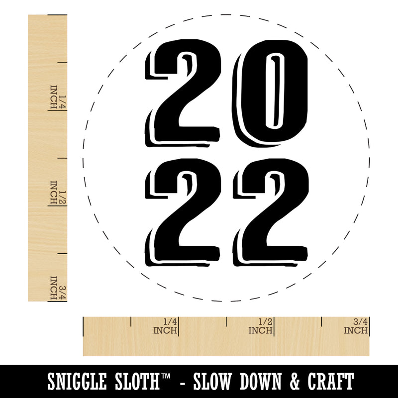 2022 Stacked Graduation Shadow Self-Inking Rubber Stamp for Stamping Crafting Planners