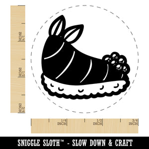 Funny Sea Bunny Shaped Sushi Nudibranch Self-Inking Rubber Stamp for Stamping Crafting Planners